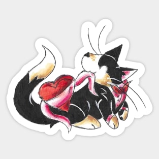 Double Tuxedo Sticker